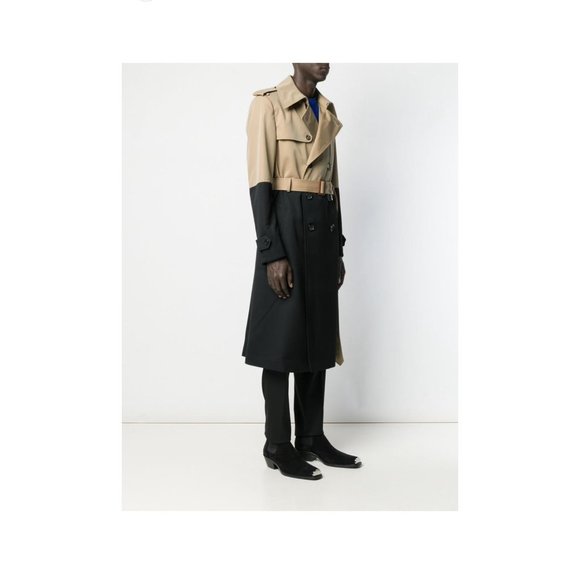 Alexander McQueen ColourBlock Trench Coat - Picture 1 of 16